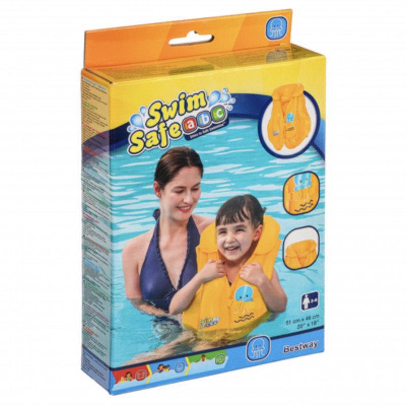 014001 BESTWAY Жилет для плавания Swim Safe, 51х46см, 32034